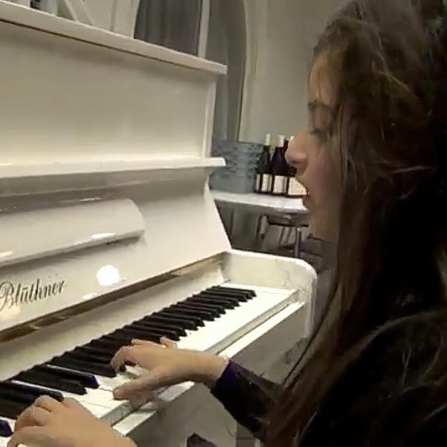 Angelina Jordan at the Piano